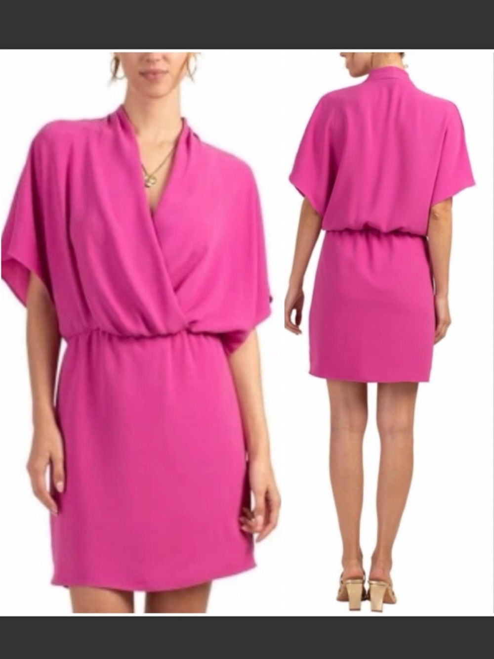 TRINA TURK Concourse Dress in Hyacinth Hot Pink